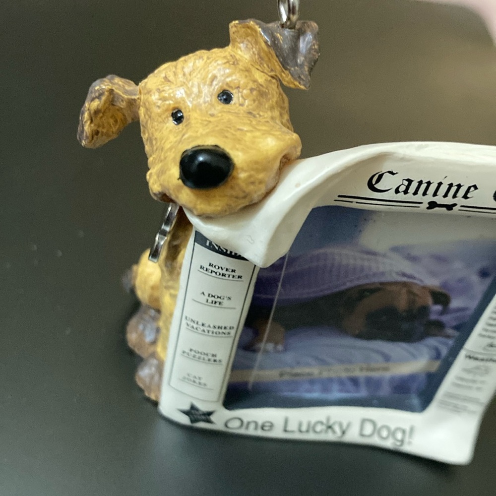 Dog Photo Frame Ornament - Picture 2 of 4